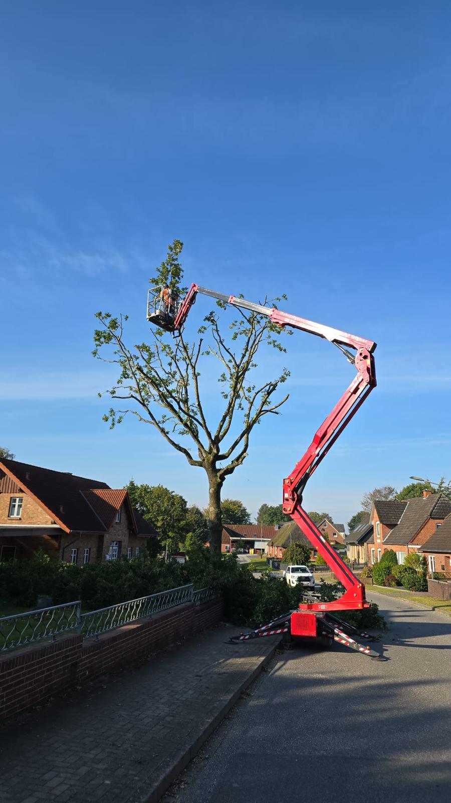 Hubsteiger im Einsatz