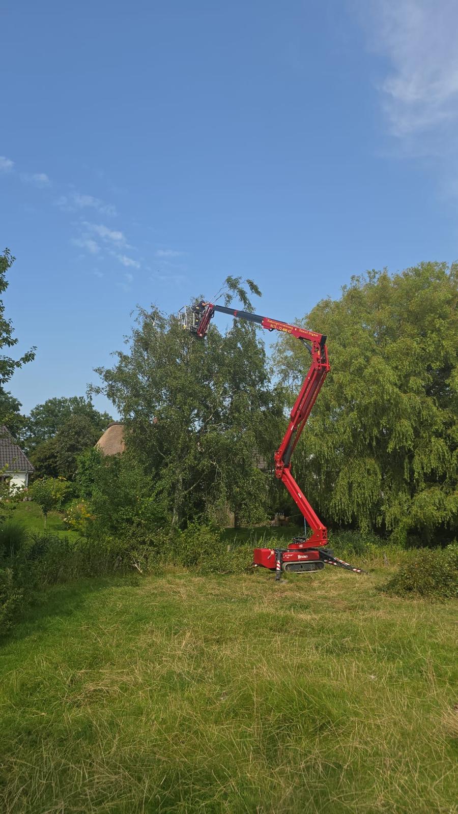 Hubsteiger im Einsatz